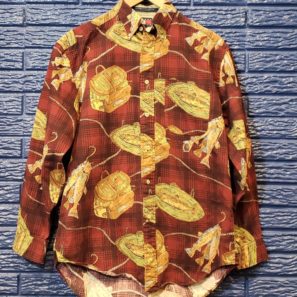 VINTAGE TOMMY HILFIGER LONG SLEEVE BUTTON DOWN